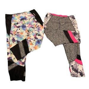 Reebok Capri Workout Leggings XL